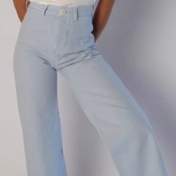 Jesse Kamm Sailor pants: Piscine Smokey Blue